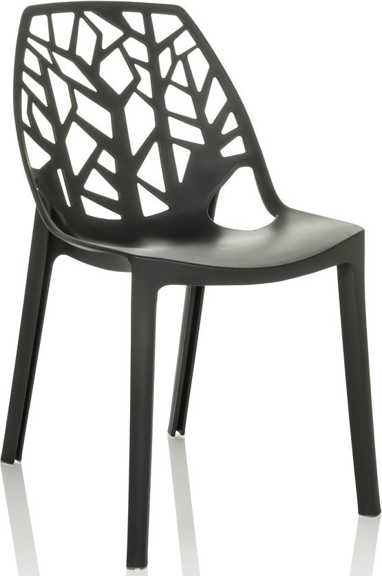 ARTIFO TRI - Outdoor Stuhl Schwarz