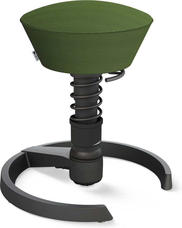 AERIS SWOPPER AIR MIT GLEITER - Swopper Low Grün Gestell Schwarz Mesh-Gewebe AIR