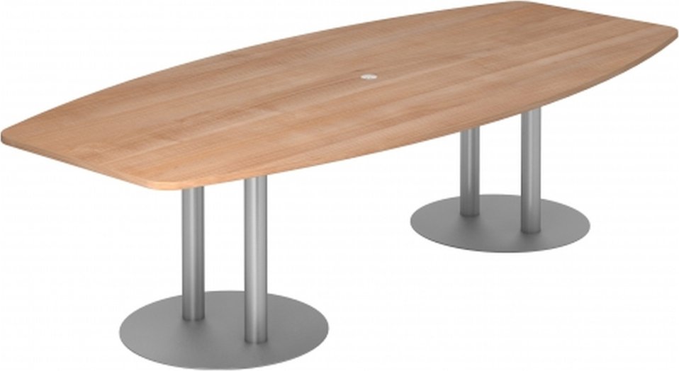 Thumbnail - KARAT S 28 S - Karat Nussbaum mit Säulenfuß/Silber 280 x 130