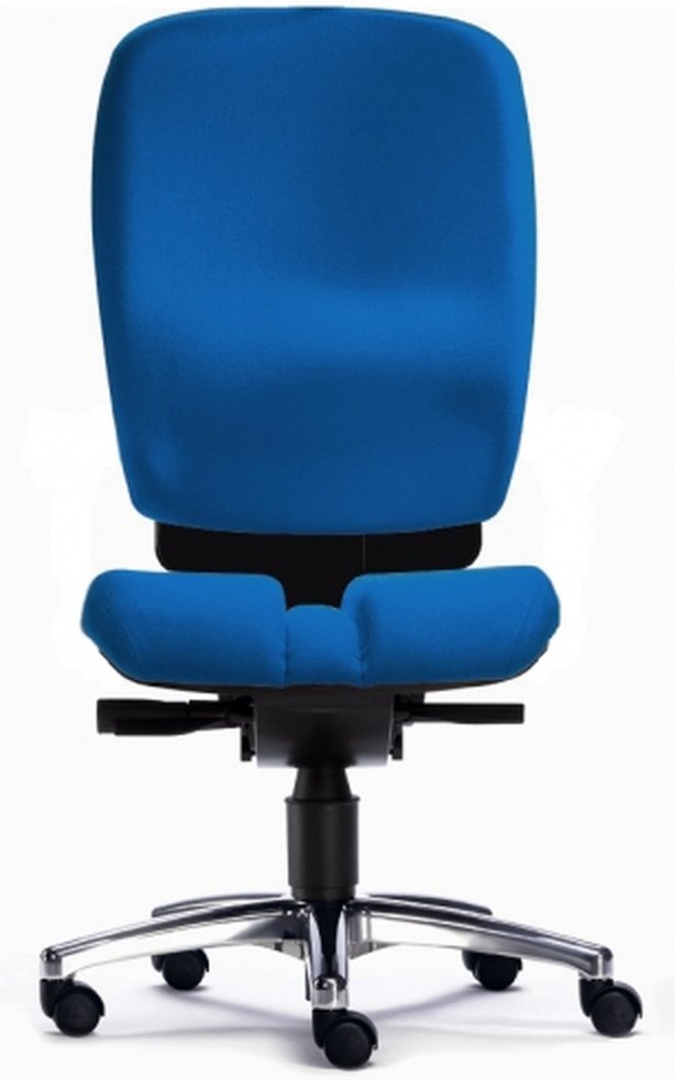 ZERO M15 - Profi Bürostuhl Blau Stoff