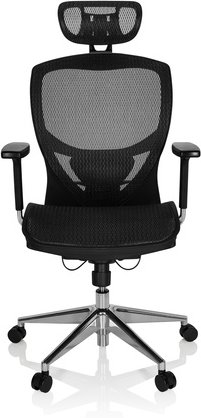 VENUS ONE - High End Bürostuhl Schwarz