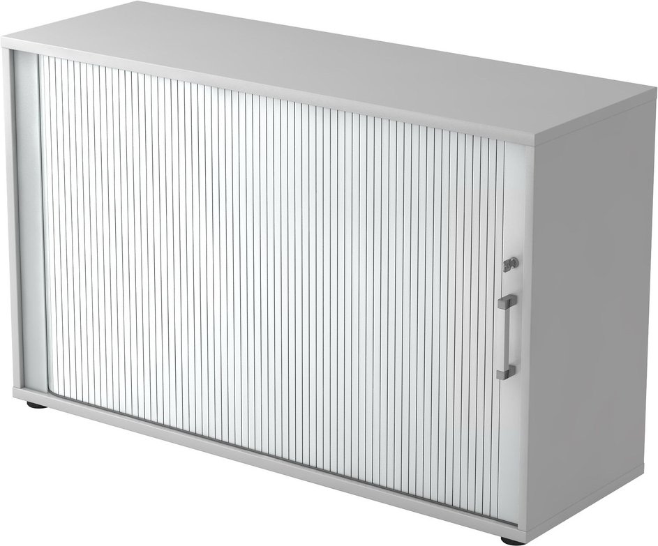 BETA 1732S | Rollladenschrank | 2 OH - Grau Chromgriff Metall