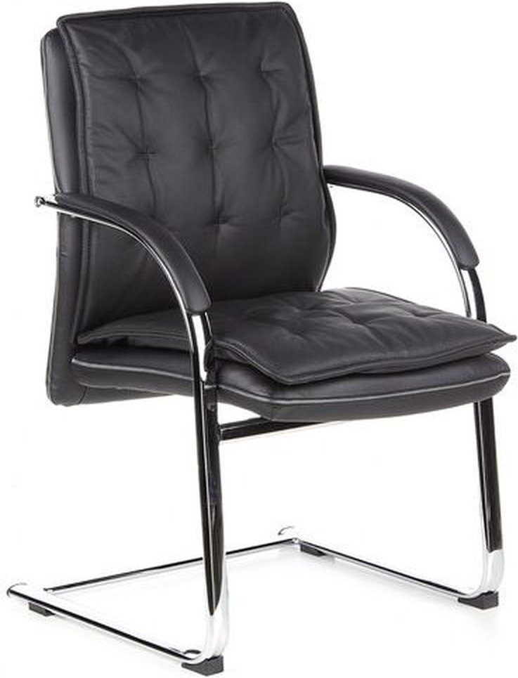 VILLA V - Freischwinger Schwarz