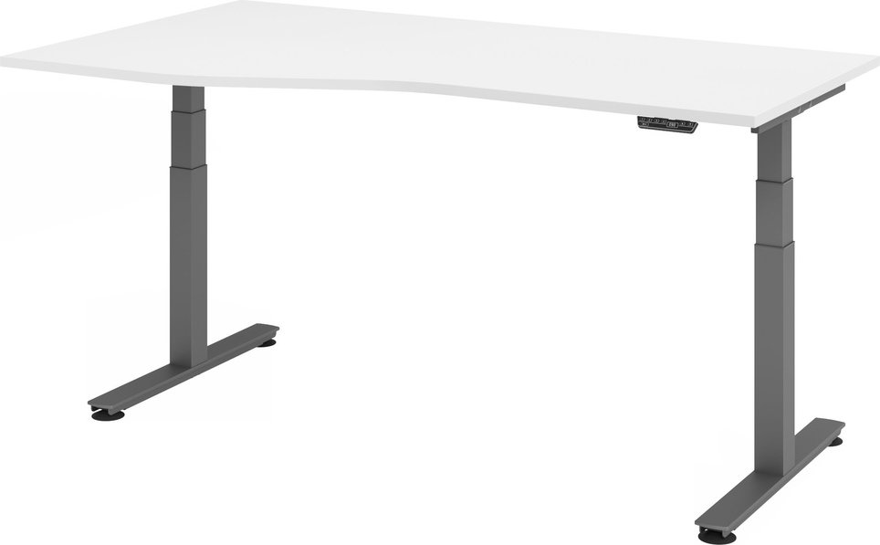 XDSM 18 G | Schreibtisch - Weiß 180 x 100 elektrisch höhenverstellbar