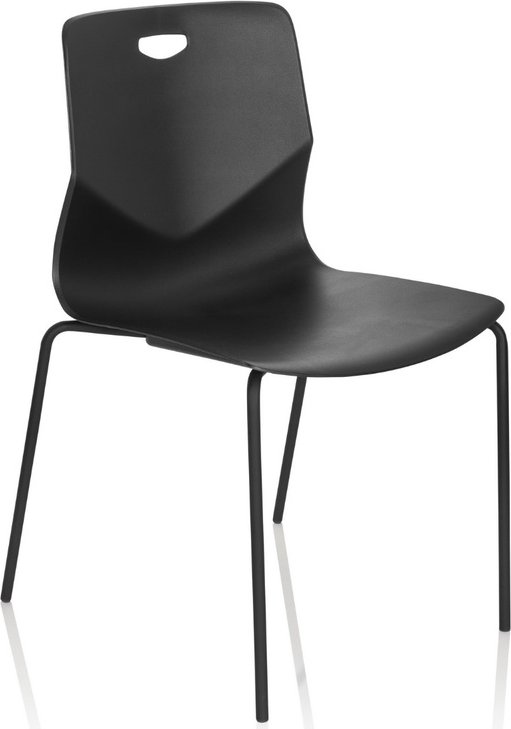 T36 V - Vierfußstuhl Schwarz