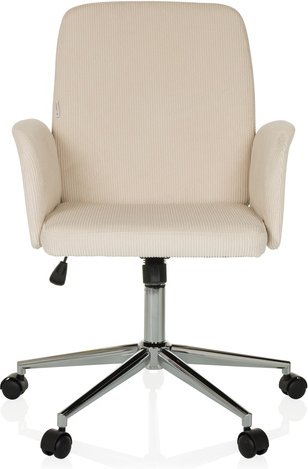 SOLAO CORD - Home Office Bürostuhl Beige