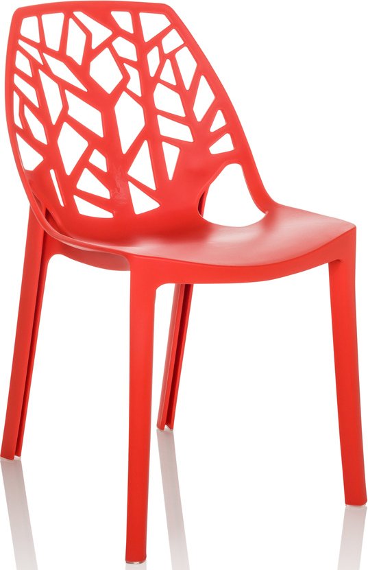 ARTIFO TRI - Outdoor Stuhl Rot