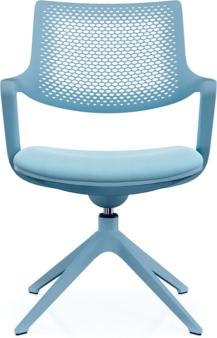 FLEX CHAIR V - Besucherstuhl Konferenzstuhl Hellblau