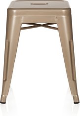 VANTAGGIO - Bistrohocker Champagner metallic