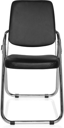 ESTO | Kunstleder - Klappstuhl Schwarz