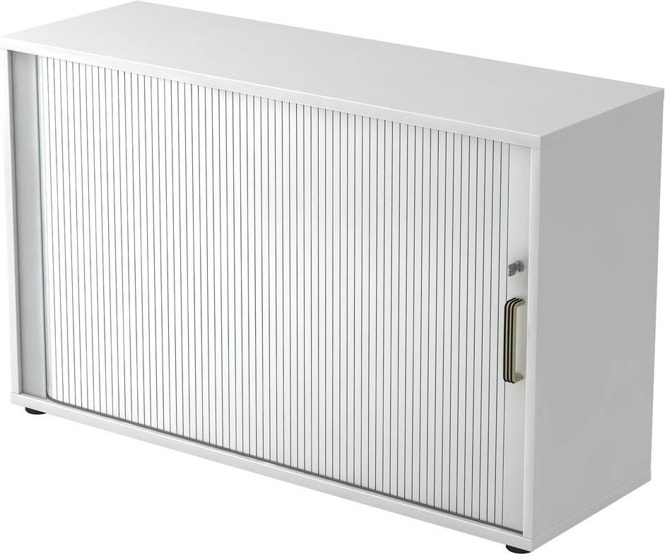 BETA 1732S | Rollladenschrank | 2 OH - Weiß Streifengriff Kunststoff