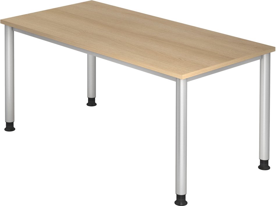 Thumbnail - HILO 16 S | Schreibtisch - 160 x 80 Eiche höhenverstellbar