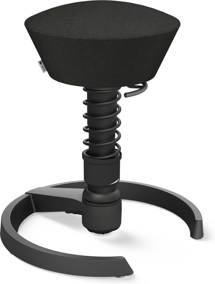 AERIS SWOPPER MIT GLEITER - Swopper Standard Wollmischung meliert Schwarz meliert Gestell Schwarz