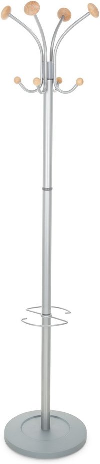 SPACE - Garderobenständer Silber
