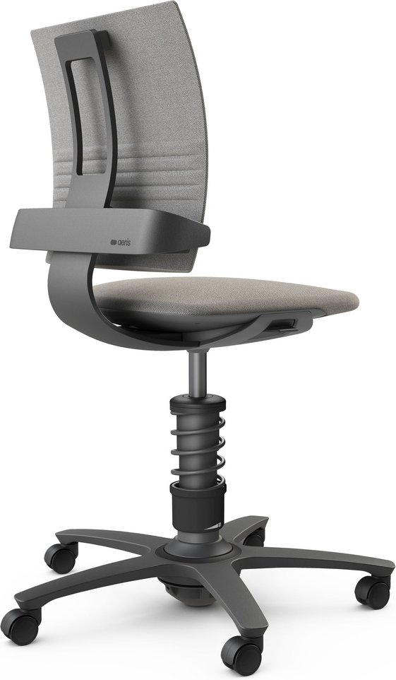 AERIS 3DEE - Swopper Standard Wollmischung meliert Gestell Schwarz Grau