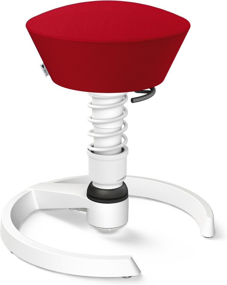 AERIS SWOPPER MIT GLEITER - Swopper Low Wollmischung Rot Gestell Weiß