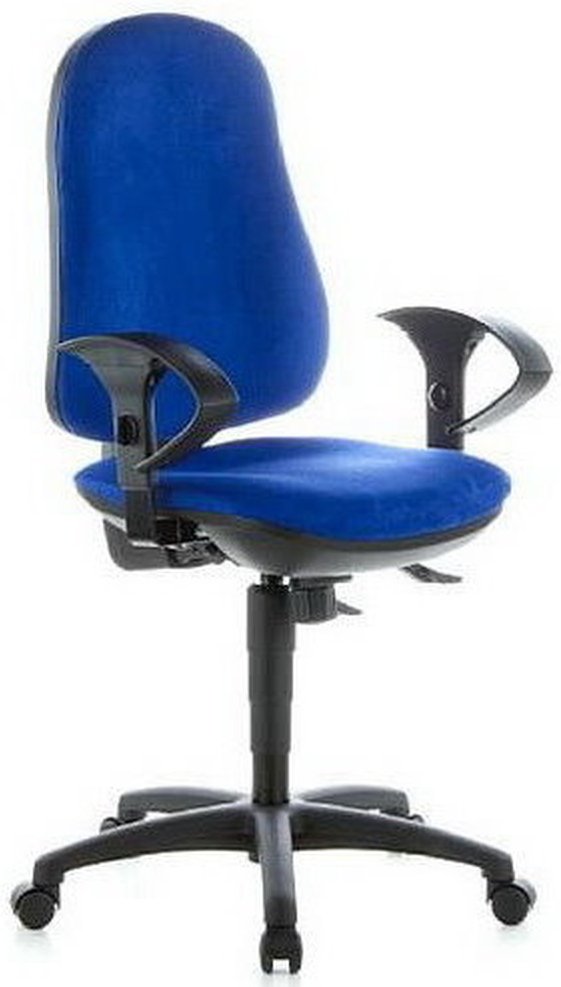 ERGO SYDNEY - Profi Bürostuhl Blau Stoff
