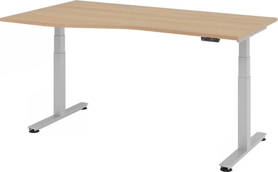 Thumbnail - XDSM 18 S | Schreibtisch - 180 x 100 Eiche elektrisch höhenverstellbar