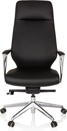 VELVET - Profi Chefsessel Schwarz