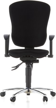 X-ERCISE - Profi Bürostuhl Schwarz Stoff