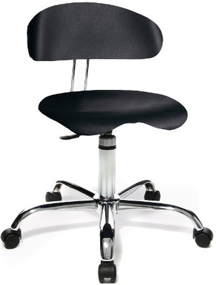 Thumbnail - SITNESS 40 HIGHTECH - Drehhocker Schwarz PU
