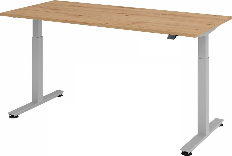 Thumbnail - XMST 19 S | Schreibtisch - 180 x 80 Asteiche elektrisch höhenverstellbar