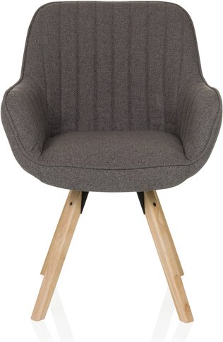 SCANDI SOFT - Polsterstuhl Dunkelgrau