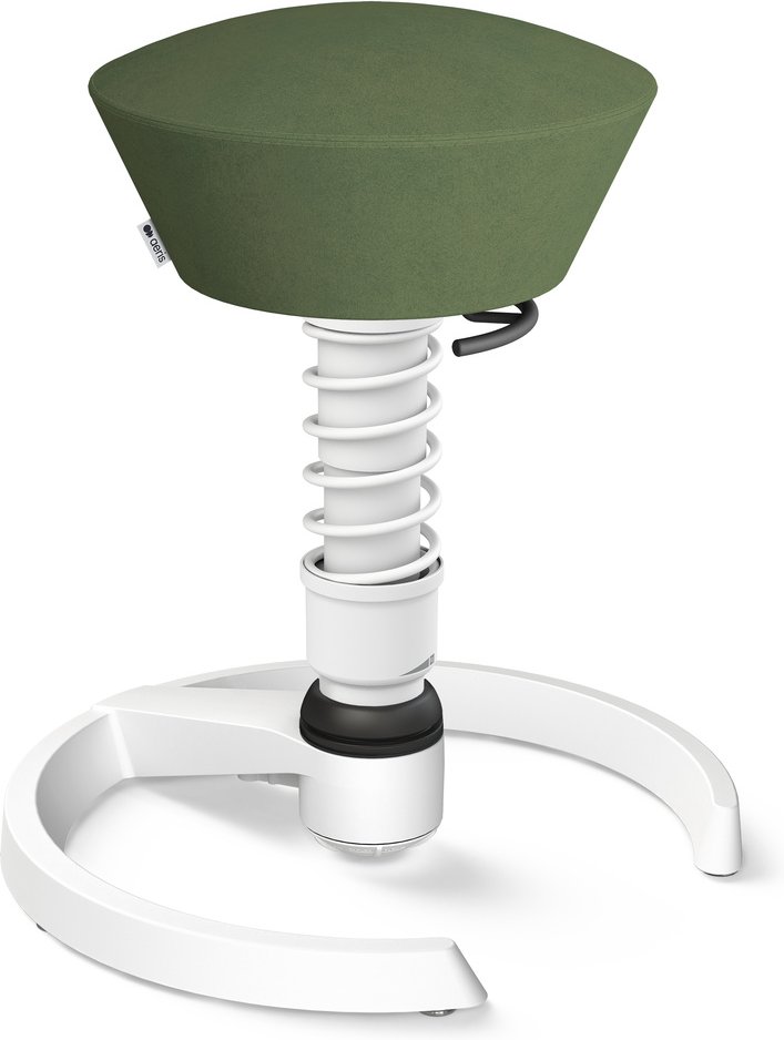 AERIS SWOPPER MIT GLEITER - Swopper Standard Mikrofaser Grün Gestell Weiß