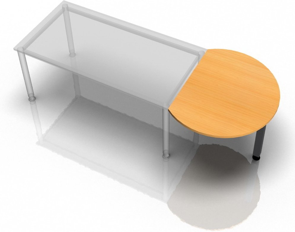 LA80 G - Ansatztisch 80x100 Buche