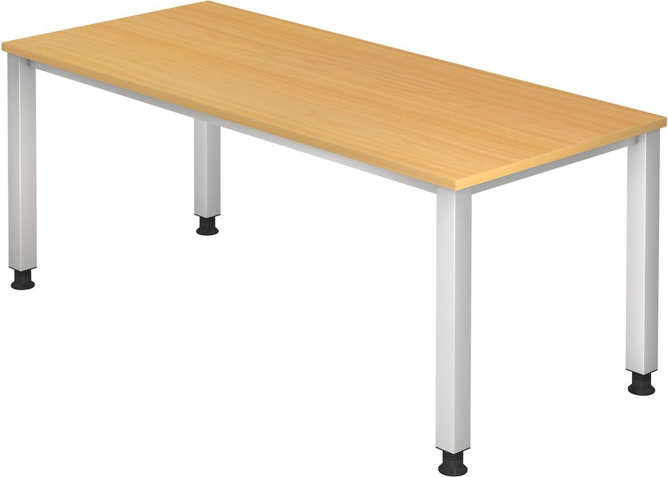 Thumbnail - QUEO 19 S | Schreibtisch - Buche 180 x 80 höhenverstellbar
