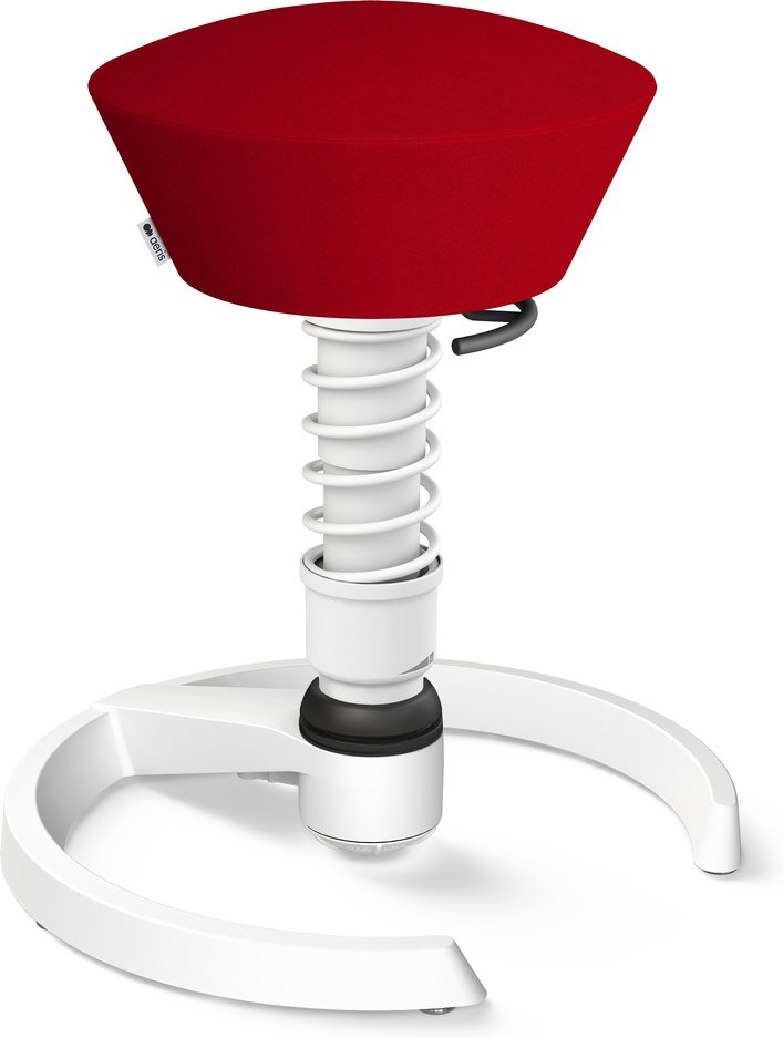 AERIS SWOPPER MIT GLEITER - Swopper Standard Mikrofaser Rot Gestell Weiß