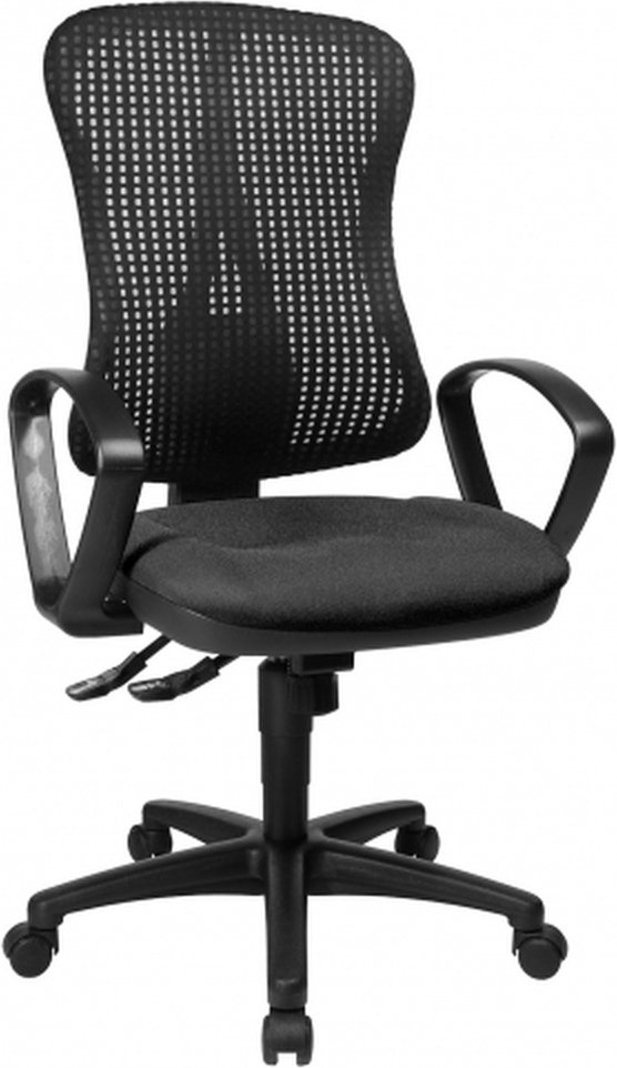 HJH SOLUTION PRO AL.B2 - Profi Bürostuhl Anthrazit