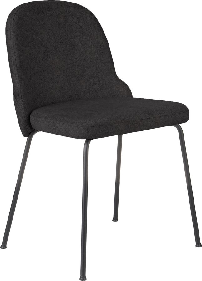 BELLA BLACK S - Vierfußstuhl Schwarz