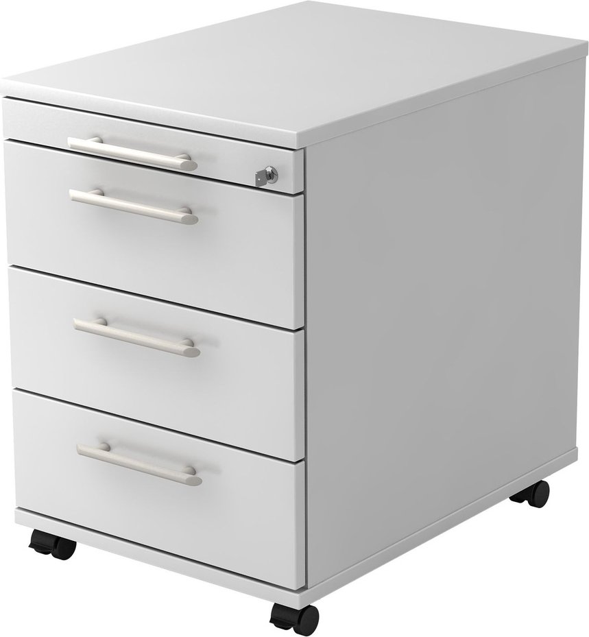 Thumbnail - SIGNA AC30 RE - Rollcontainer Weiß Relinggriff Kunststoff