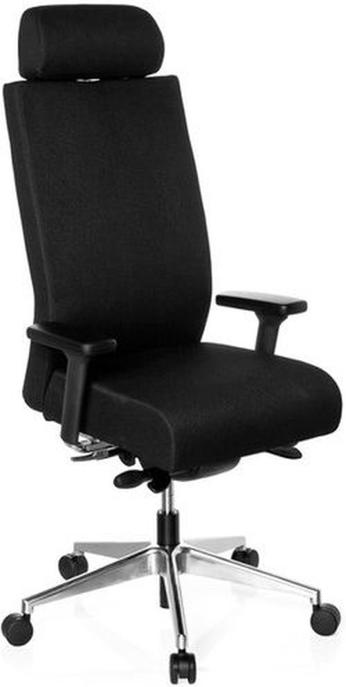 PRO-TEC XXL | Stoff - Profi Bürostuhl Schwarz