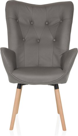 HAVENIO I - Polstersessel Grau