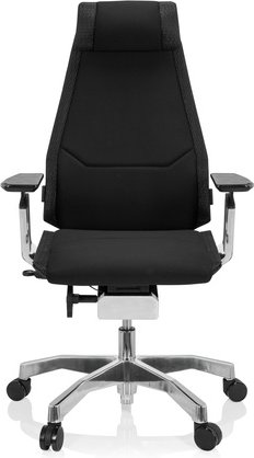 GENIDIA PRO | Stoff - High End Bürostuhl Schwarz