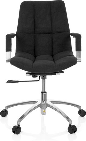 SARANTO | Stoff - Home Office Bürostuhl Schwarz