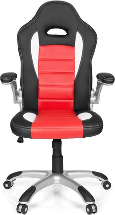 GAME SPORT - Gamingstuhl Weiß / Schwarz / Rot