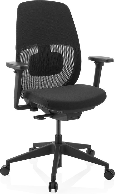 Skandis | ohne Kopfstütze - Profi Bürostuhl Schwarz / Schwarz