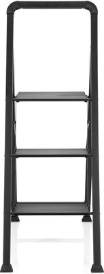 SOLID W6 | 3 Stufen - Klappleiter Schwarz