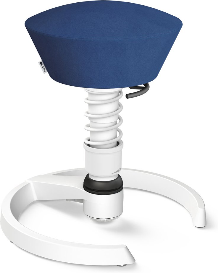 AERIS SWOPPER MIT GLEITER - Swopper Low Mikrofaser Blau Gestell Weiß