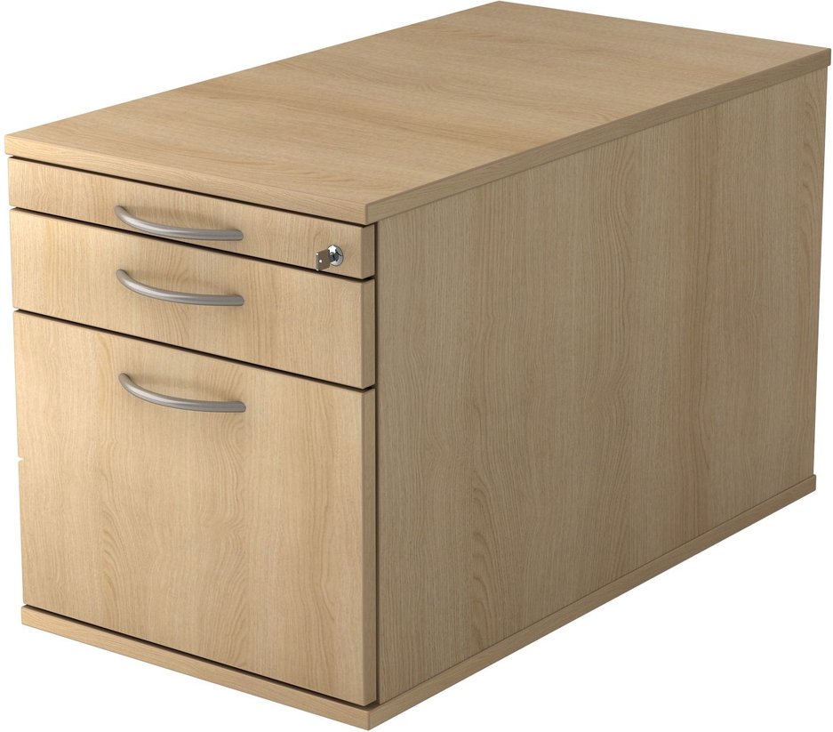 Thumbnail - SIGNA TC20 BM - Rollcontainer Eiche Bogengriff Metall