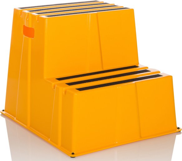 TIO-E2 | 2 Stufen - Tritthocker Gelb