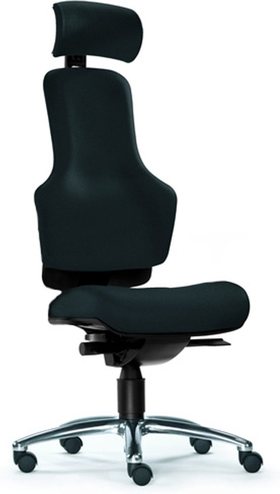 ZERO O1 - High End Bürostuhl Schwarz Stoff