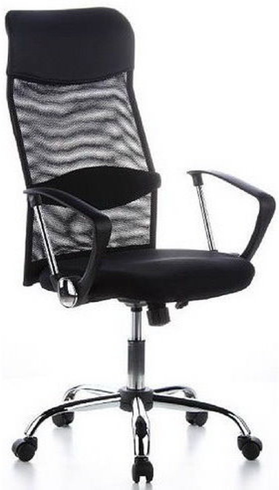 Thumbnail - ARIA HIGH - Home Office Chefsessel Schwarz