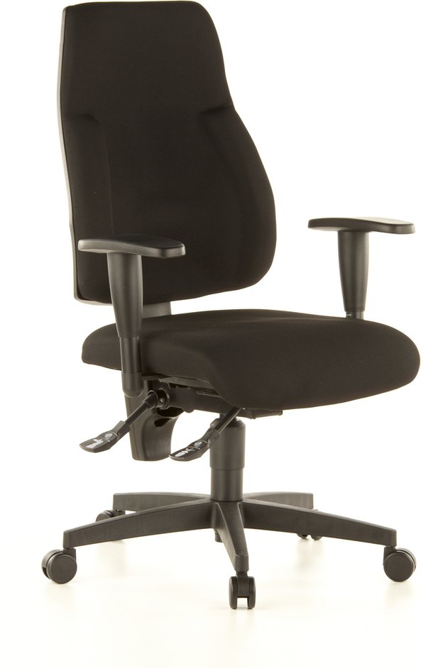 Thumbnail - LADY SITNESS C AL.K2 - Profi Bürostuhl Schwarz Stoff