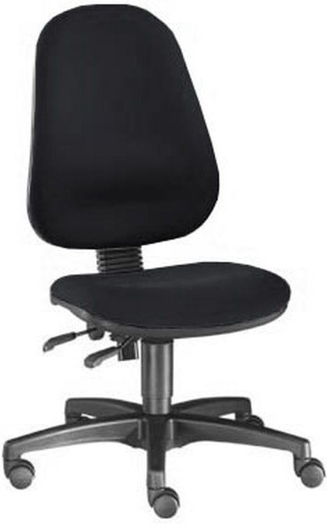 ZERO 35 - Profi Bürostuhl Schwarz Stoff