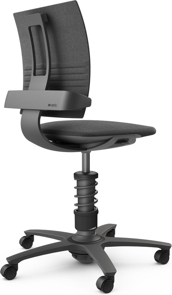 AERIS 3DEE - Swopper Standard Polyester Gestell Schwarz Melange Grau meliert