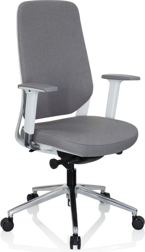 CHIARO T4 WHITE - Profi Bürostuhl Grau